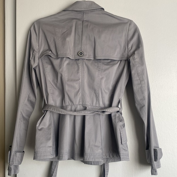 Gray bling sparkle sequin chrome WHBM jacket White House black market - Picture 9 of 12